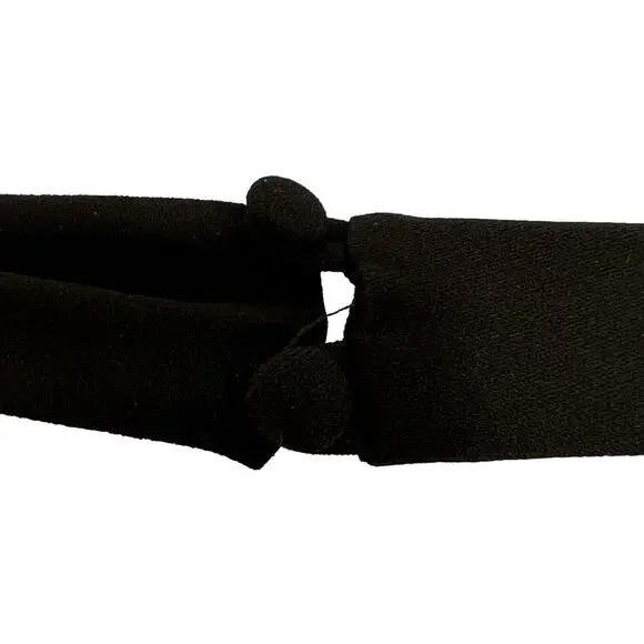 Nookie Medea Midi Bodycon Halter Dress Black Open Back S NWT Glam Edgy Cocktail - Picture 5 of 11